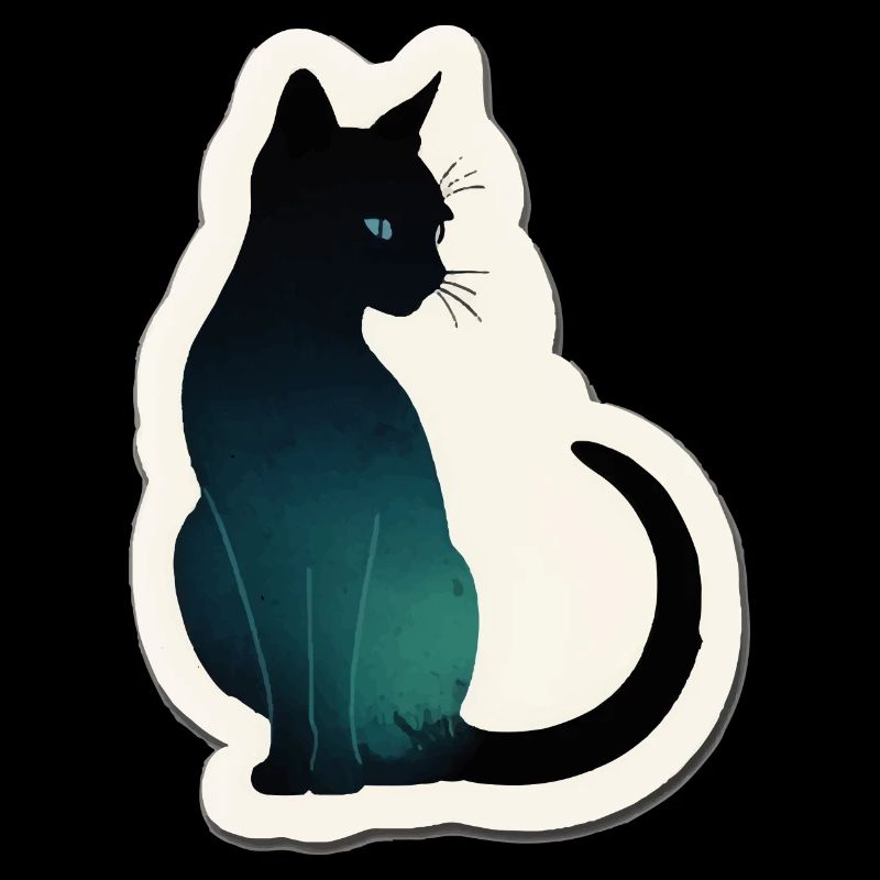 Silhouette de chat