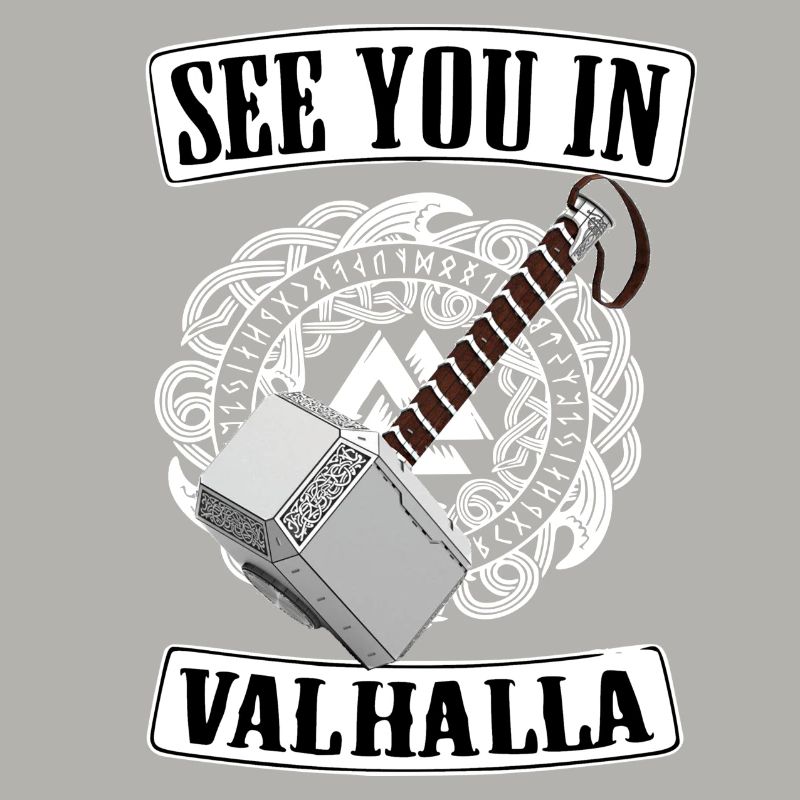 Wikinger Walhalla Runen Thor Hammer