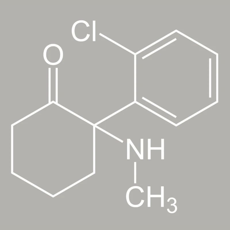 Ketamine structural formula