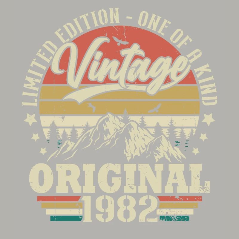Vintage Geburtstag Geschenkidee Original 1982
