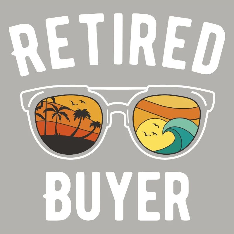 Retiree Beach Vacation Lunettes de soleil Conception graphique