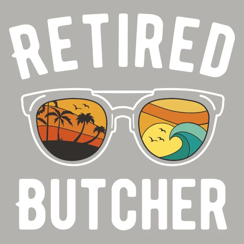 Conception de mots-clés Butcher Beach à la retraite