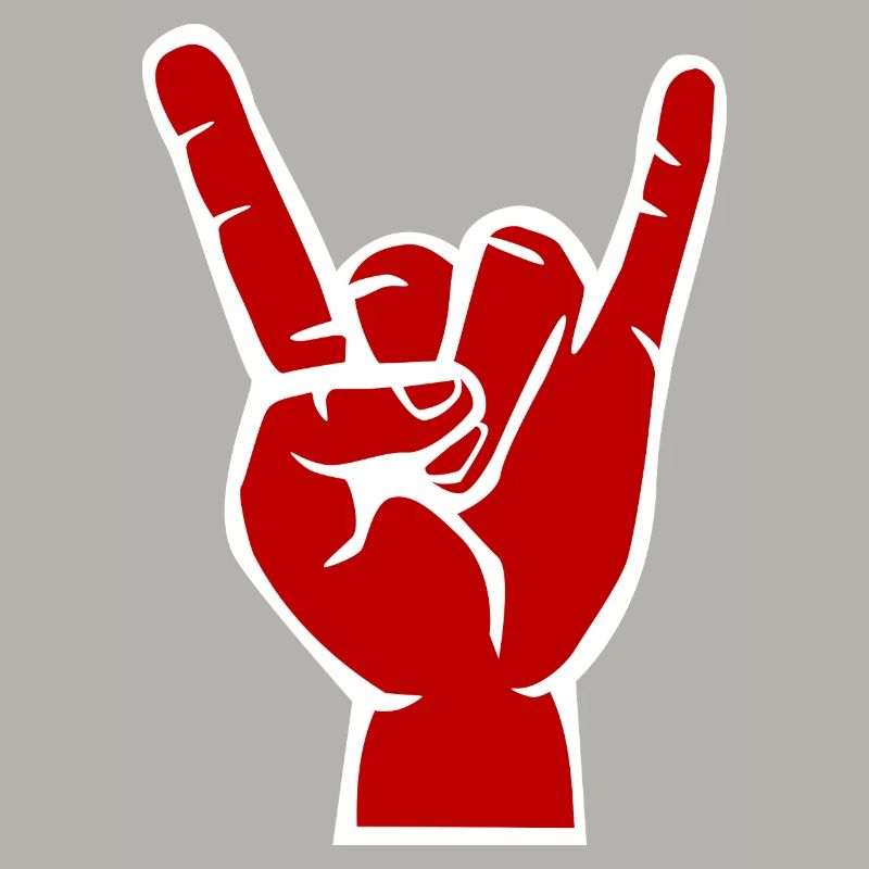 Devil's hand, Devil Rock cool metal symbol