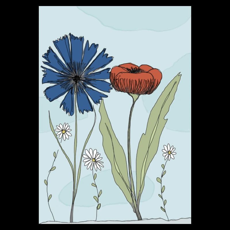 Poppy & Cornflower