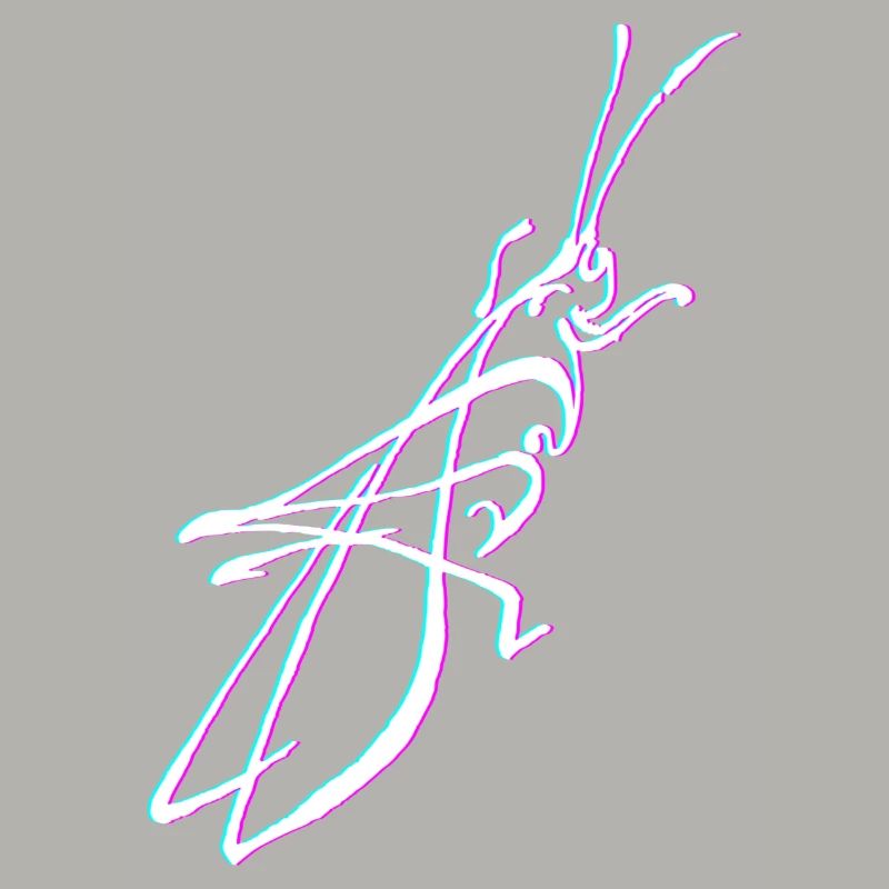 Bright grasshopper