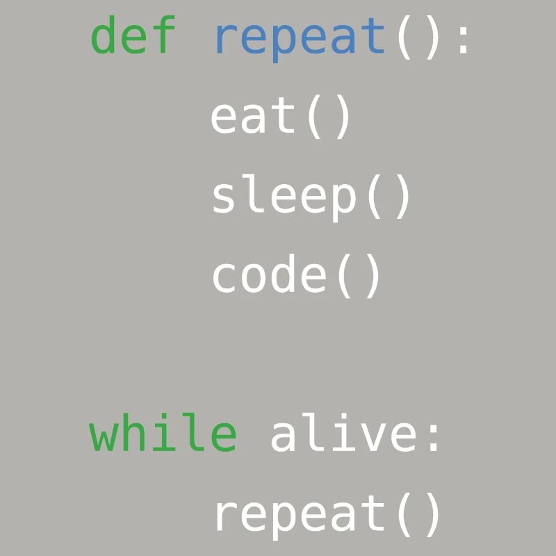 Eat sleep code repeat
