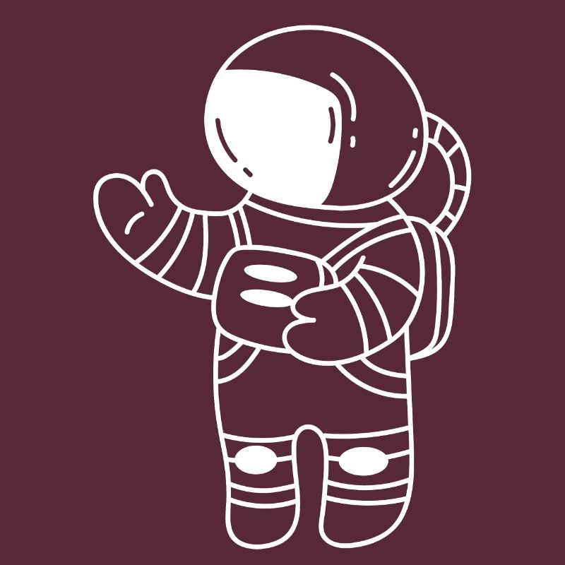 Espace d’astronaute mignon
