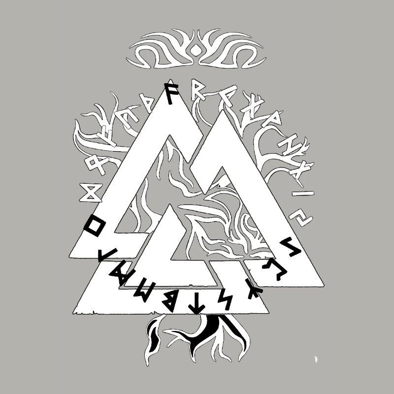 Magic Rune Triangle design
