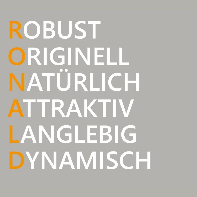 Ronald Name Geschenk