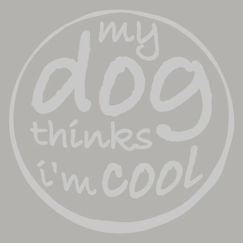 Dog thinks im cool