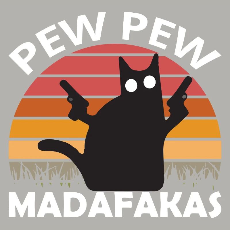Pew Pew Funny Cat