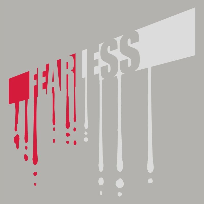 Conception de citation de texte intrépide