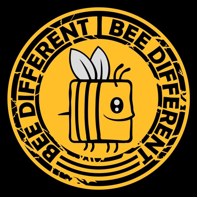 bee different Spruch Zitat