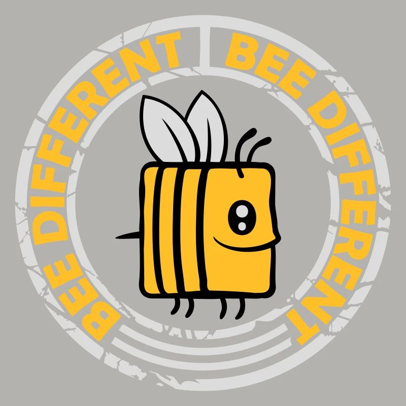 bee different Spruch Zitat