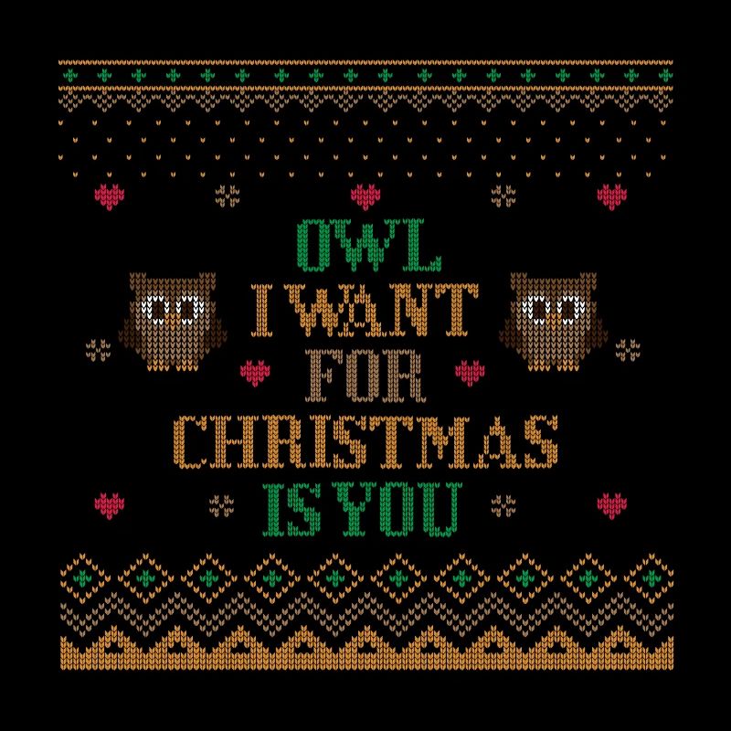 EULE, DIE ICH ZU WEIHNACHTEN WILL IST DU HÄSSLICHER PULLOVER