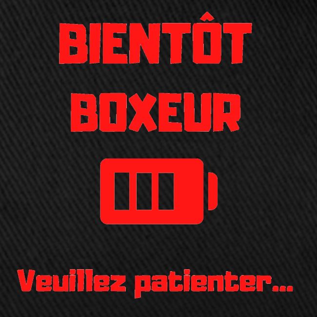 BIENTOT BOXEUR ROUGE