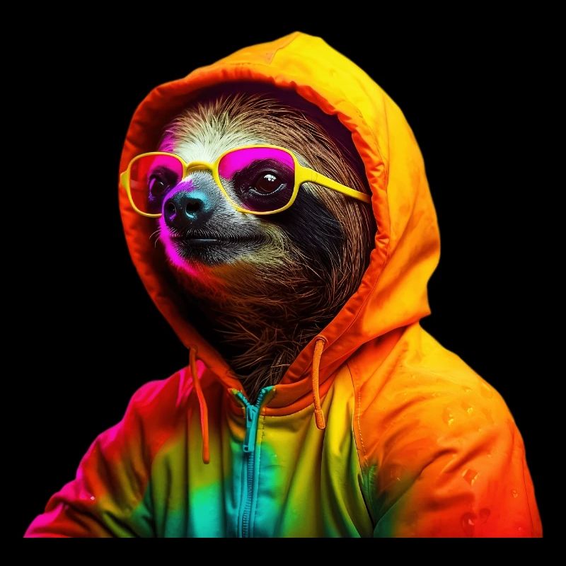 Sloth Sunglasses Cool Sloth Wilderness