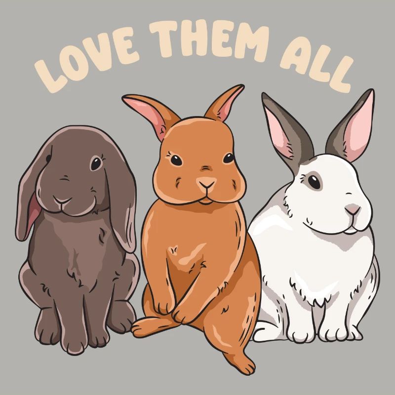Conception de lapin mignon pour les propriétaires de lapins