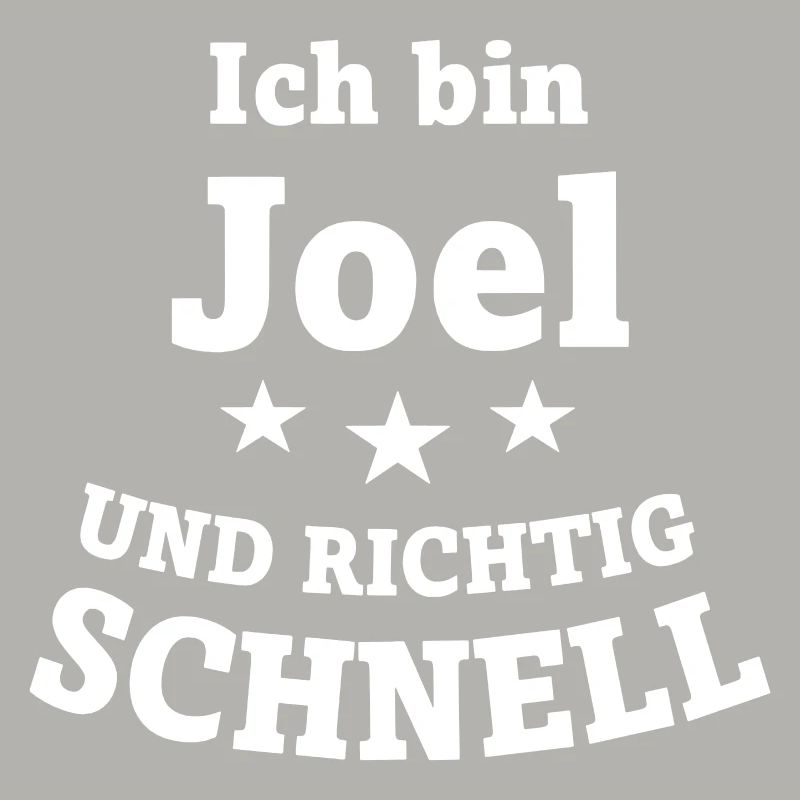 Ich bin Joel und richtig schnell