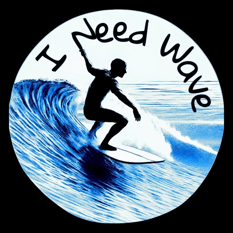 I need a wave - surfer on a board