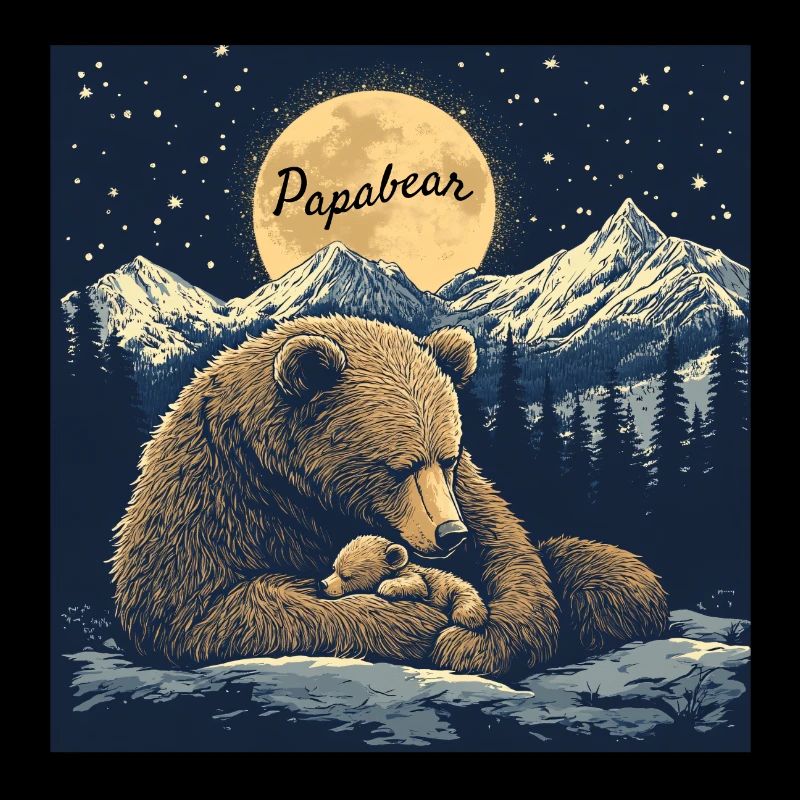 The Papabear at peace with himself