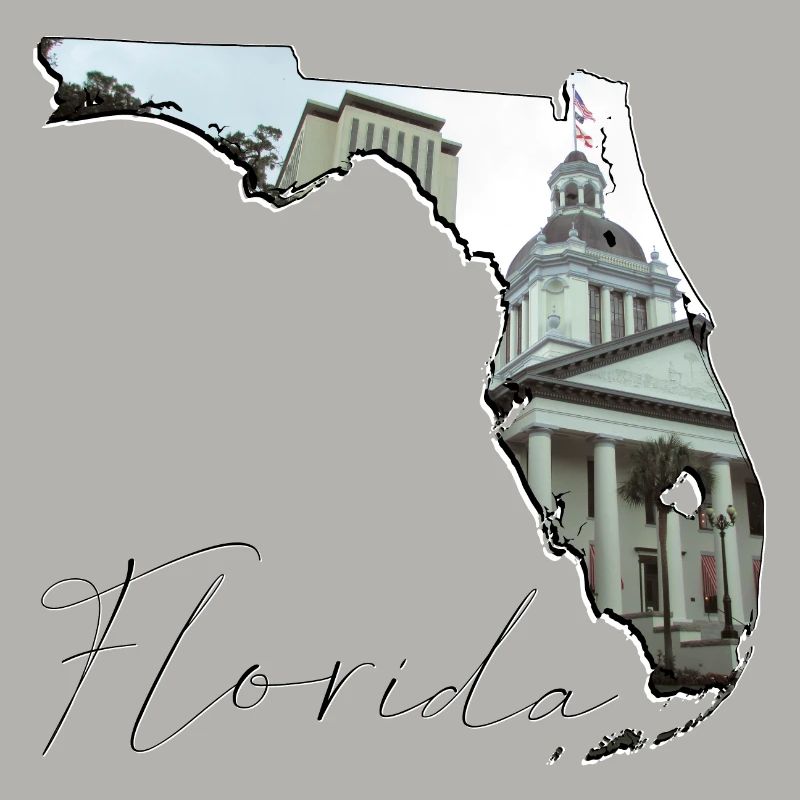 Florida State Capitol in Florida Map FL