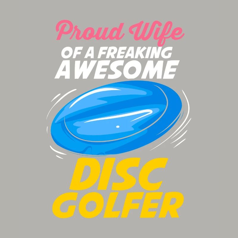 Ehefrau eines Discgolfers Disc Golf