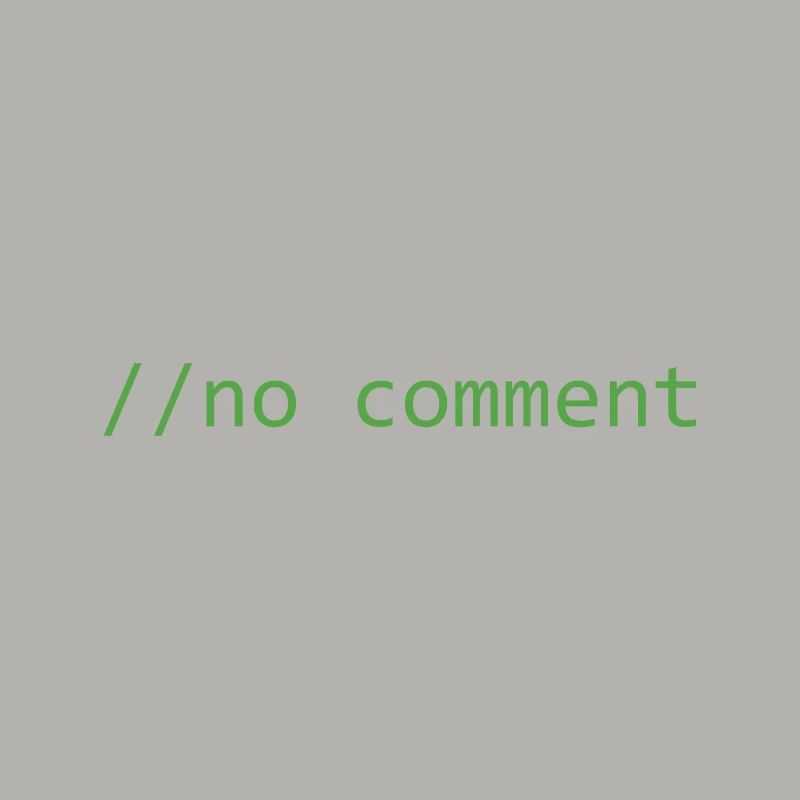 Code-Snippet c #: Kein Kommentar