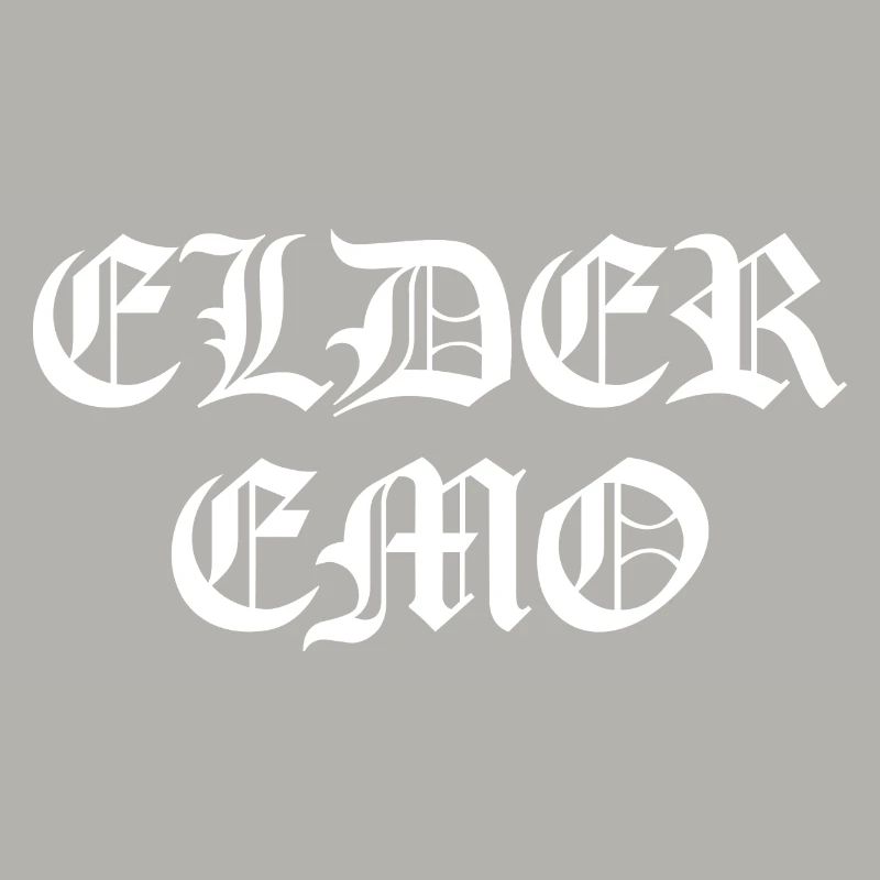 Elder Emo - Perfect Gift for Emo Fans