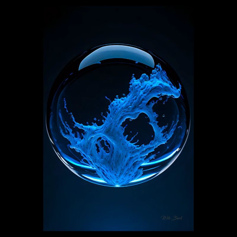 Kaos dans une bulle bleue 1