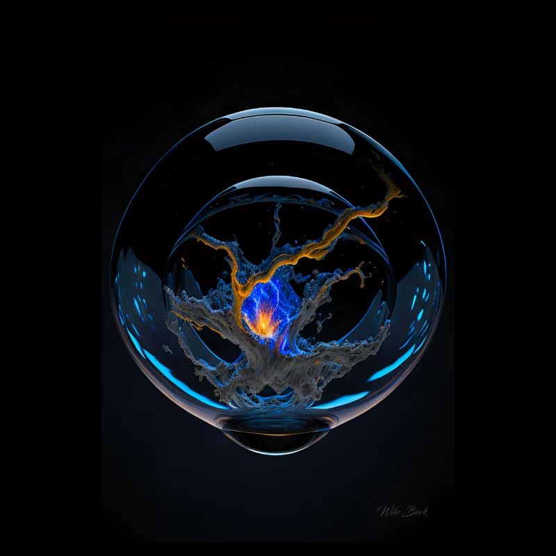 Kaos dans un plasma à bulles 1