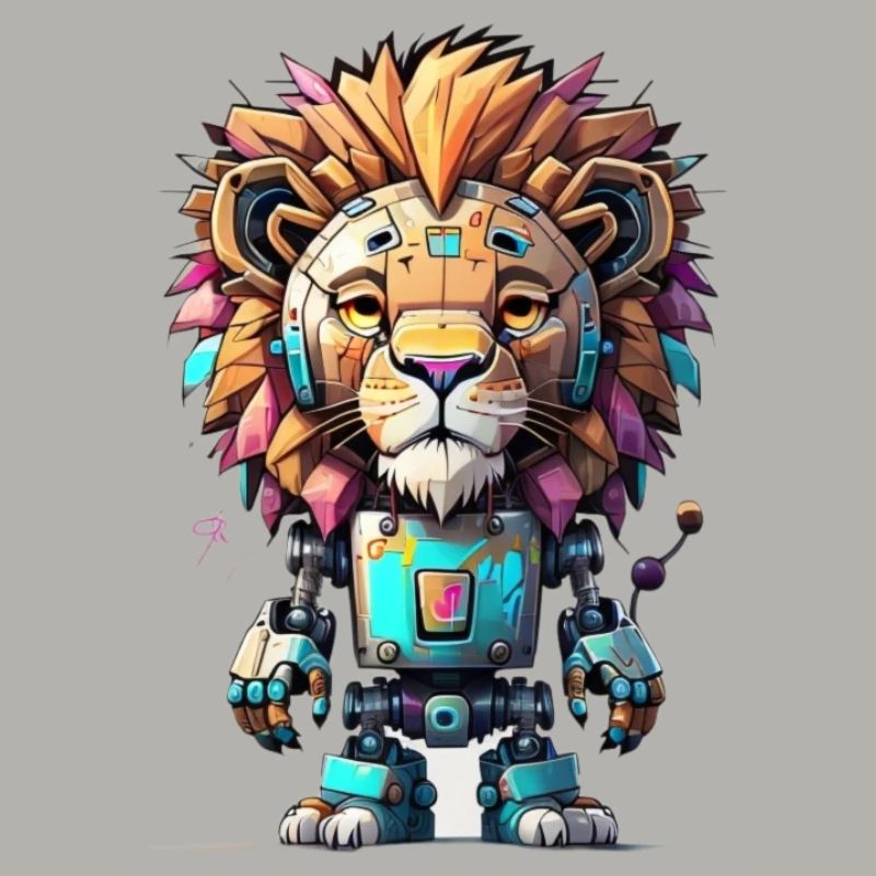 Roboter Löwe