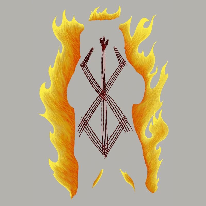 Berserker-Bär-Silhouette