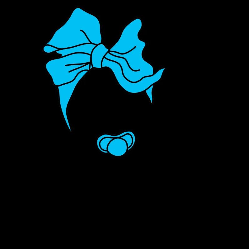 baby middlefinger blue