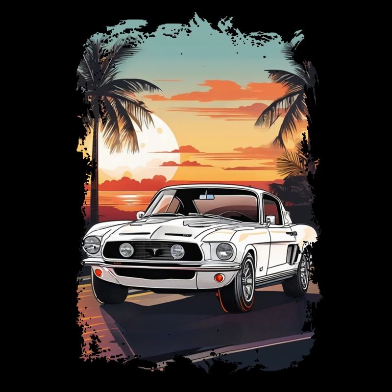 Oldtimer Sonnenuntergang