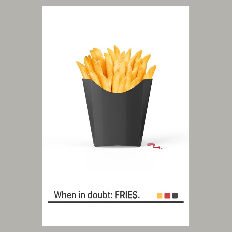 Les frites sont la solution à tout