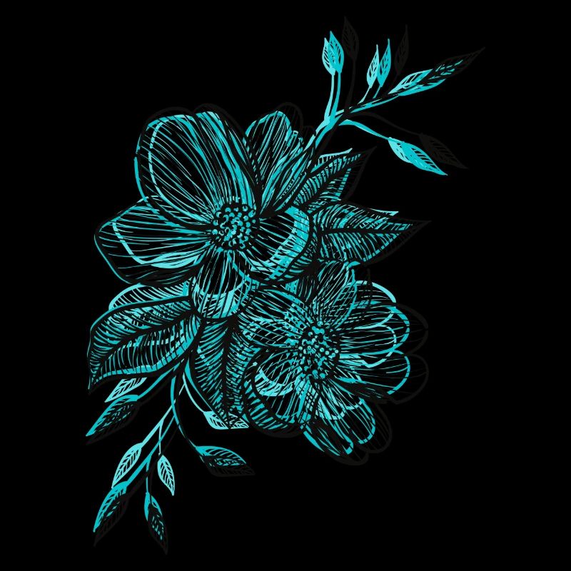 blaue Blüten