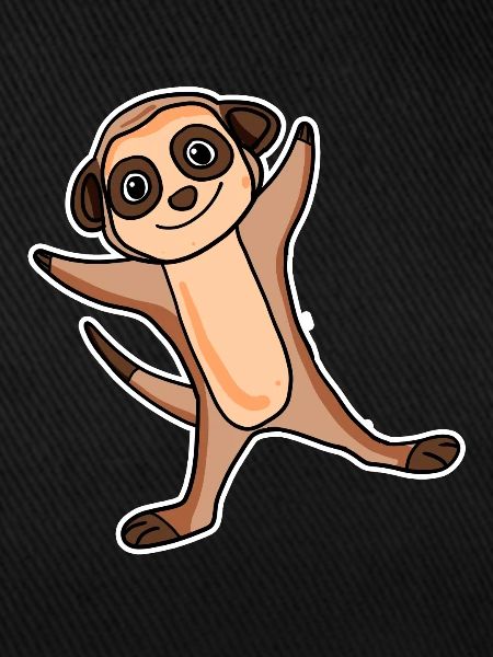Erdmännchen Sticker
