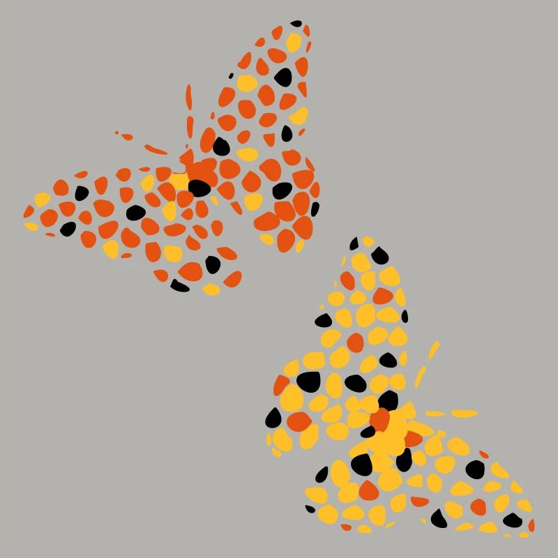 Conception de papillon de 3 couleurs