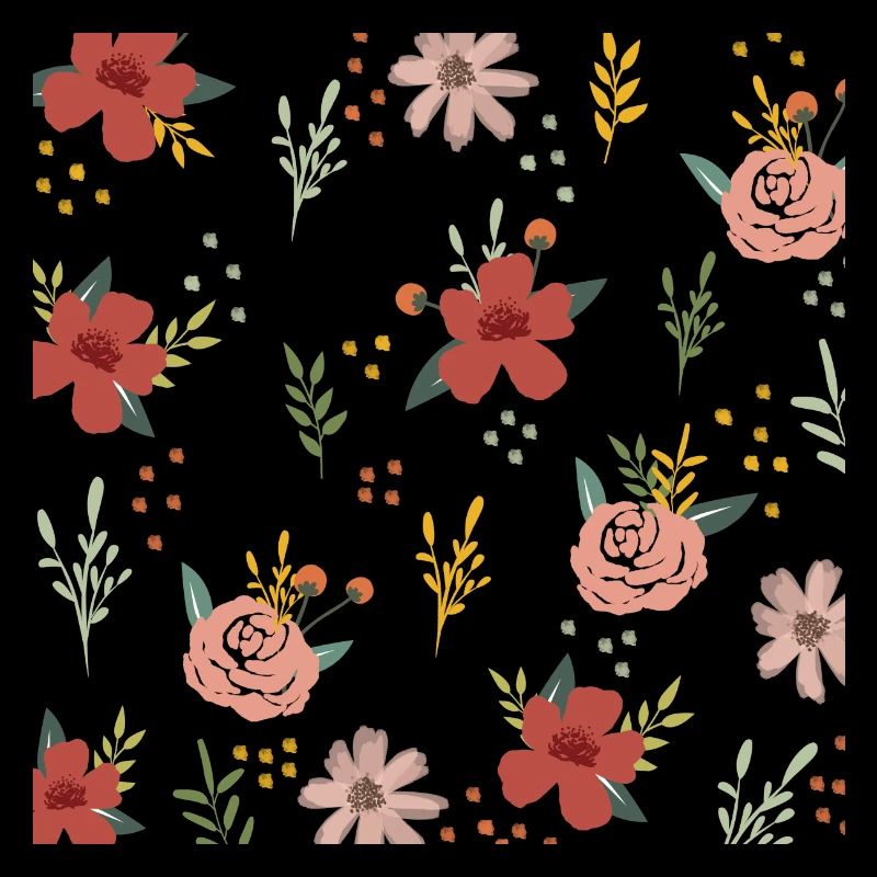 Floral Print Pattern Flower Nature Lover Cute Gift
