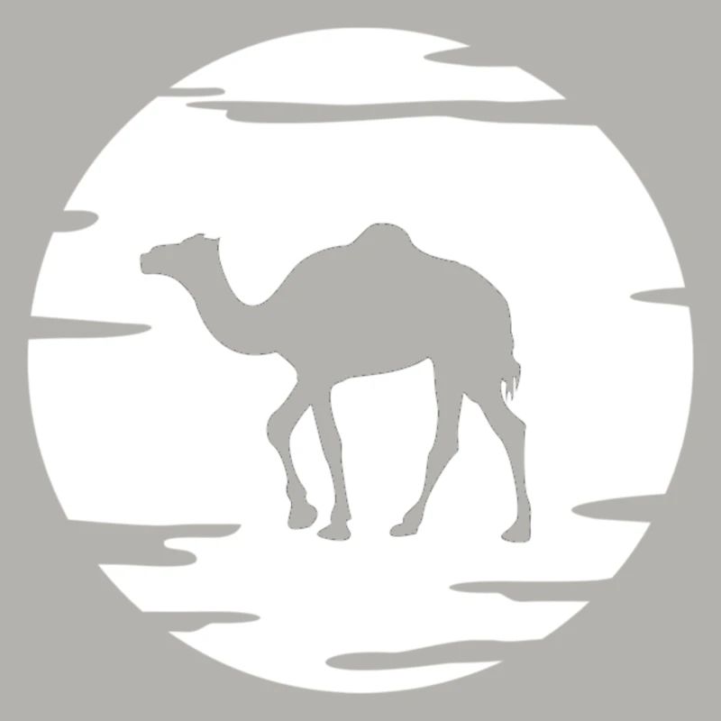 Kamel-Zwielicht-Silhouette