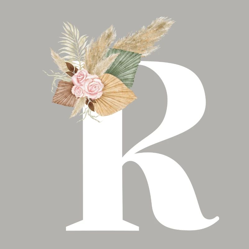 Buchstabe R Blumen