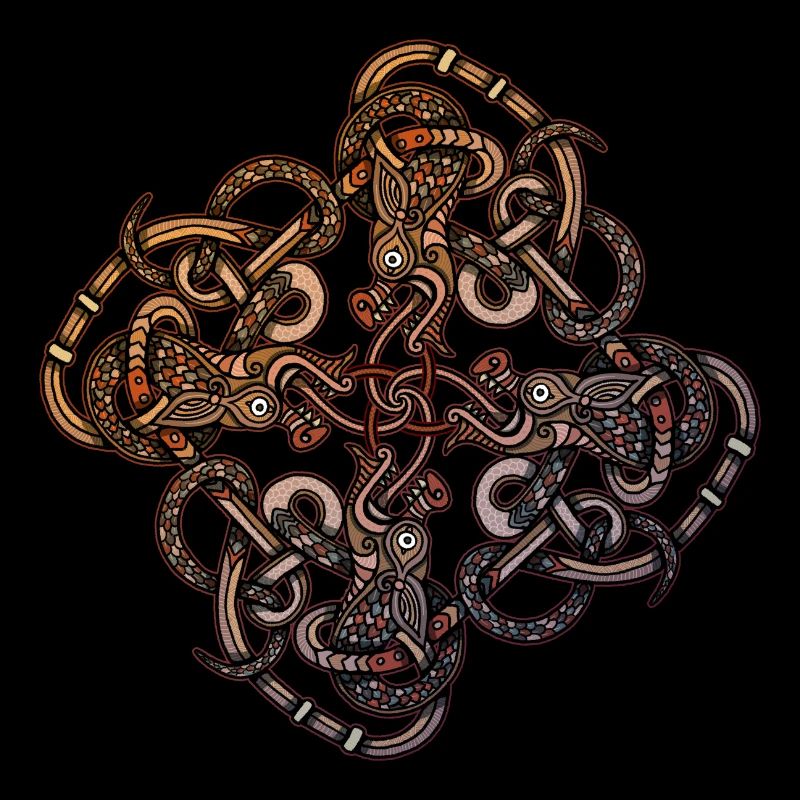 Knotwork Schlangen
