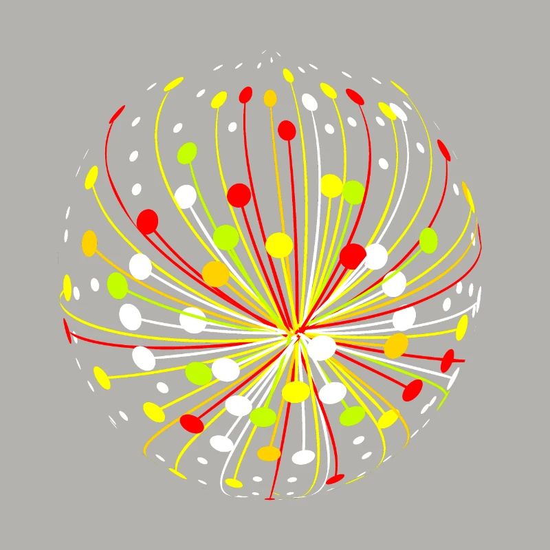 Multi Color Abstract Explosion