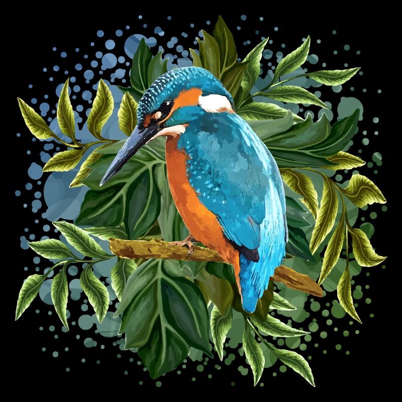 Bunter Vogel