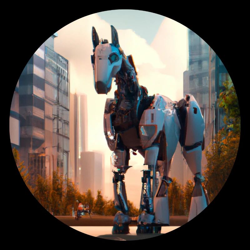 Roboter-Pferd