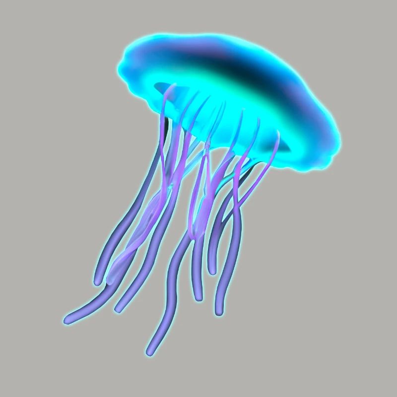 3D Méduses Méduses Créatures Marines Cadeau