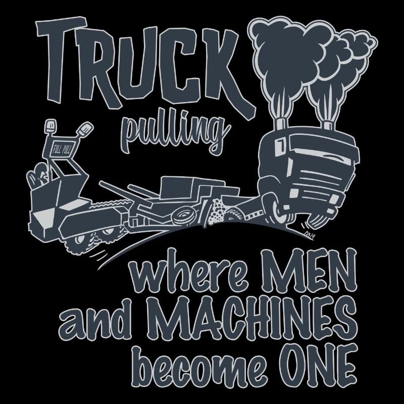 truck pulling duotone