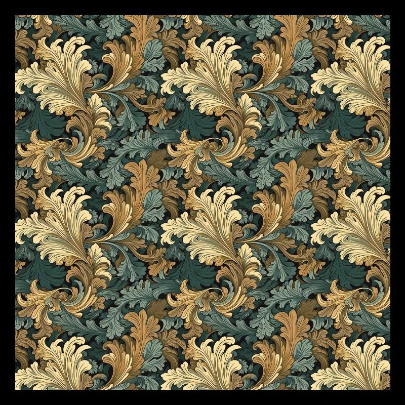 Leaves Seamless Pattern Leaf Foliage Nature Print