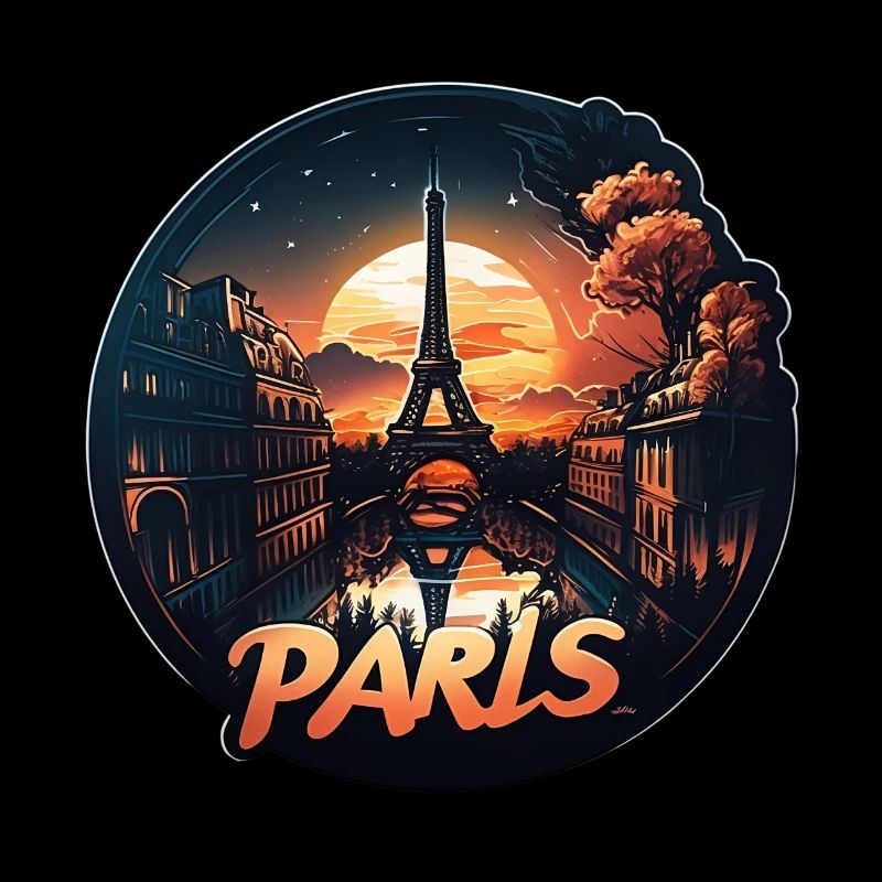 Paris et sa majestueuse Tour Eiffel